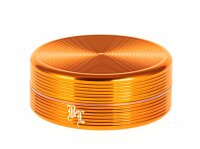 Alugrinder Black Leaf "Riffel" D 50 mm - Orange