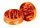 Alugrinder Black Leaf "Riffel" D 50 mm - Orange