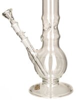 G-Spot Glasbong "Ringball Eis" ohne Panzerschliff H 50 cm D 48 mm
