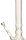G-Spot Glasbong "Ringball Eis" ohne Panzerschliff H 50 cm D 48 mm