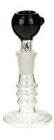 Kopfständer aus Borosilikatglas für 14,5er Köpfe H.80 mm