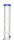 Boost Glasbong 18,8er - Cane Color - H 38 cm D 50 mm WS 5 mm - Rot/Blau/Klar - ICE
