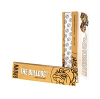 The Bulldog Brown - unbleached - King Size Slim - 33 Blättchen