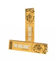 The Bulldog Brown - unbleached - King Size Slim - 33 Blättchen
