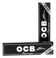 OCB Schwarz - King Size Slim - 32 Blättchen + 32 Filtertips