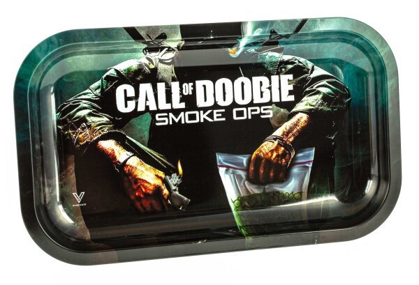 Rolling Tray "Call of Doobie" - 27x16x1 cm - Small