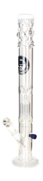 Heisenberg Glasbong 18,8er - Mahony Illusion Single Perc - 5 Arm Percolator - H 50 cm D 50 mm WS 5 mm