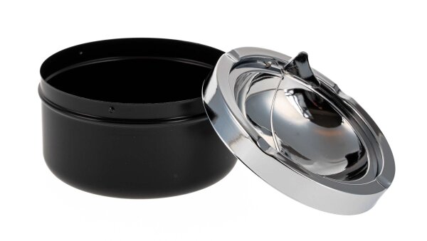 Aschenbecher / Kippaschenbecher Farbe: Schwarz D 11,0 cm