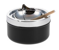 Aschenbecher / Kippaschenbecher Farbe: Schwarz D 11,0 cm
