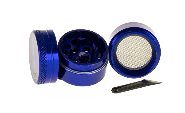 Alugrinder / Pollinator Black Leaf D 29 mm Mini - Blau (=>LILA)
