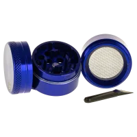 Alugrinder / Pollinator Black Leaf D 29 mm Mini - Blau (=>LILA)