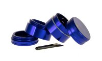 Alugrinder / Pollinator Black Leaf D 29 mm Mini - Blau (=>LILA)
