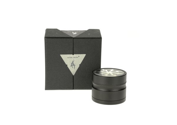 Thorinder Mini - Pollinator/Sieb Grinder H 42 mm D 50 mm - Farbe: Schwarz/Grau