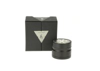 Thorinder Mini - Pollinator/Sieb Grinder H 42 mm D 50 mm - Farbe: Schwarz/Grau