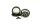Thorinder Mini - Pollinator/Sieb Grinder H 42 mm D 50 mm - Farbe: Schwarz/Grau