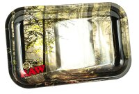 RAW Rolling Tray "RAW Smokey Forest" 27,5x17,5 cm - Small