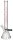 ROOR Glasbong 18,8er H 45 cm WS 3,2 mm; Little Sista mit Kickloch