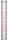 ROOR Glasbong 18,8er H 45 cm WS 3,2 mm; Little Sista mit Kickloch