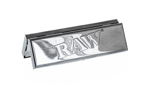 RAW Steel Paper Tin - Hülle King Size Slim + Filter - Silber