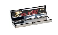 RAW Steel Paper Tin - Hülle King Size Slim + Filter - Silber
