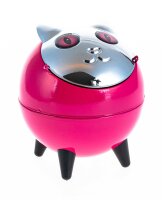 Angelo Klappaschenbecher "Katze" - Pink - D 9,0 cm