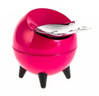 Angelo Klappaschenbecher "Katze" - Pink - D 9,0 cm