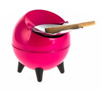 Angelo Klappaschenbecher "Katze" - Pink - D 9,0 cm