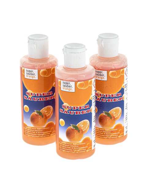 Bong Reiniger Super Sauber Orange 100ml für Acryl u. Glas