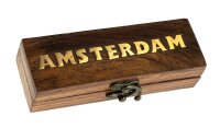 Woodden Amsterdam Tray-Box - Small - 15x6 cm