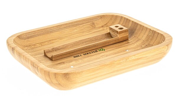 Rolling Tray "Roll Master" 20x16x3,5 cm - mit Drehunterlage magnetisch - Mini