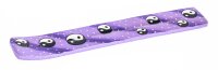 Räucherstäbchenhalter / Schlitten - Lila - YinYang L 26,5 cm