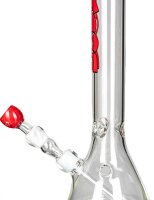 Boost Pro Glasbong 18,8er - Beaker Red - H 44 cm D 50 mm WS 5 mm - ICE