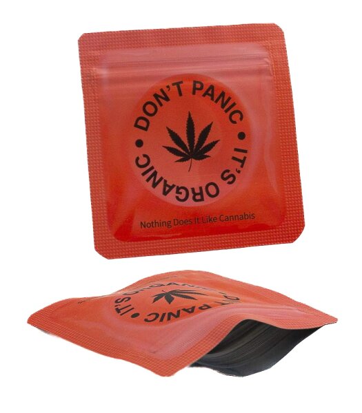 Amsterdam - Tütchen - Dont Panic - 64x64 mm - Rot - 1 Stück