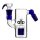Vorkühler - Grace Glass 6-Arm Percolator Blau 18,8er H 13 cm D 50 mm