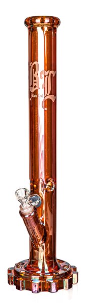 Black Leaf Glasbong - Gear Regenbongen Rot 18,8er auf 14,5er H 45 cm D 50 mm WS 7 mm ICE