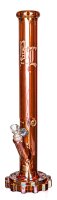Black Leaf Glasbong - Gear Regenbongen Rot 18,8er auf 14,5er H 45 cm D 50 mm WS 7 mm ICE