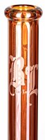 Black Leaf Glasbong - Gear Regenbongen Rot 18,8er auf 14,5er H 45 cm D 50 mm WS 7 mm ICE