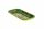 Black Leaf Rolling Tray - Smoking for Peace - 20,6x10,5x1,8 cm - Mini