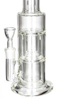 Jelly Joker Glasbong - Basket Swirler - 18,8er H 40 cm WS 5 mm 2x Korb-Percolator