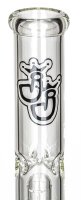 Jelly Joker Glasbong - Basket Swirler - 18,8er H 40 cm WS 5 mm 2x Korb-Percolator