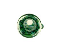 Jelly Joker Glaskopf 18,8er - Rund - Swirl Grün/Blau/Hellblau