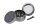 Grace Glass Grinder Pollinator - mit Blatt & Amsterdam Schriftzug D 40 mm - anthrazit
