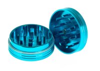 Alugrinder Black Leaf D 40 mm H 20 mm - Hellblau