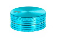 Alugrinder Black Leaf D 40 mm H 20 mm - Hellblau