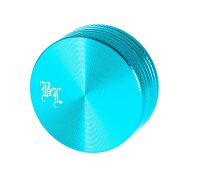 Alugrinder Black Leaf D 40 mm H 20 mm - Hellblau