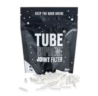 Tube Filter - Natural - 6 mm - 100 Stück