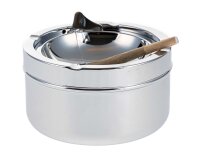 Aschenbecher / Kippaschenbecher Farbe: Chrom - D 11,0 cm
