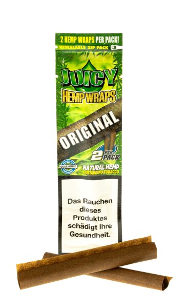 Juicy Hemp Wraps - Original (Ohne Geschmack/Neutral) - 2Stück