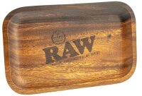 RAW Rolling Tray "Wood" aus Holz 27,5x17,5 cm - Small