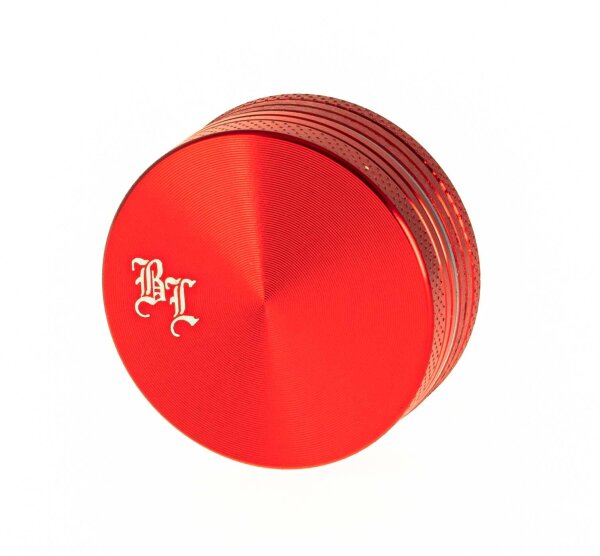Alugrinder Black Leaf D 40 mm H 20 mm - Rot